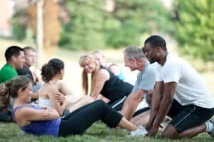 exercise and weight control group adults 300x199